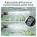 AQQA Wave Maker for Aquarium 75-150 Gallon 2110 GPH Water Circulatio Pump Powerhead Fish Tank Wavemaker with Suction Cup 360°Rotatable Quiet Operation for Freshwater(12W)