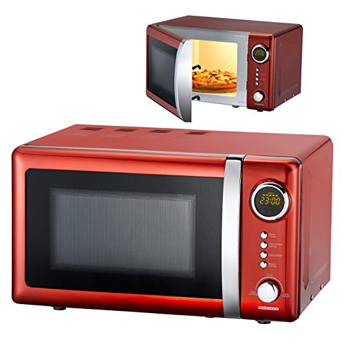 Preisvergleich Produktbild Melissa Classico Mikrowelle Mikrowellengerät Rot