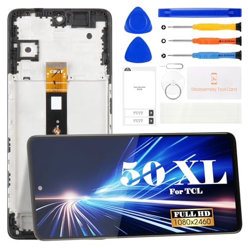 Écran TCL 50 XL 5G LCD de remplacement T702W T702M vitre tactile bloc complet