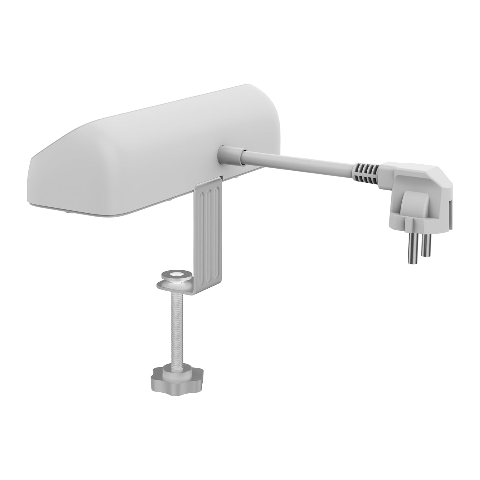 VALUE Ciabatta elettrica a 3 prese con interruttore, cavo da 10 m, presa con contatto di protezione 230 V/16 A, ruotata 45°, sicurezza bambini, interruttore illuminato, presa multipla nera per la casa