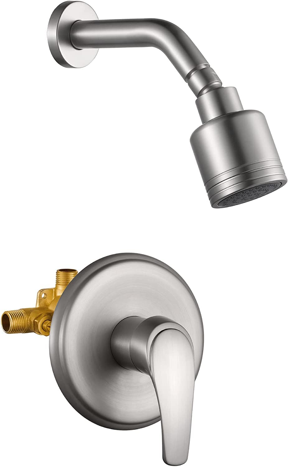 Système de douche à équilibrage de pression anti-brûlure mural