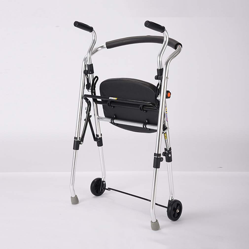 Andador Ligero Sin Ruedas, Diseño Estrecho Y Compacto, Fabricado En Aluminio Resistente, con Conteras Antideslizantes, para Uso En Interiores Y Exteriores