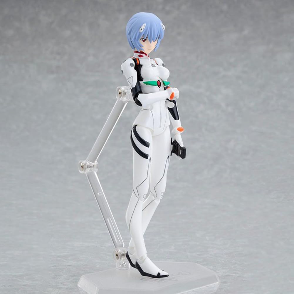 Ayanami Rei - Action figure di anime Girl in piedi, in PVC, con accessori, decorazione per auto, idea regalo per gli appassionati di anime, 14 cm