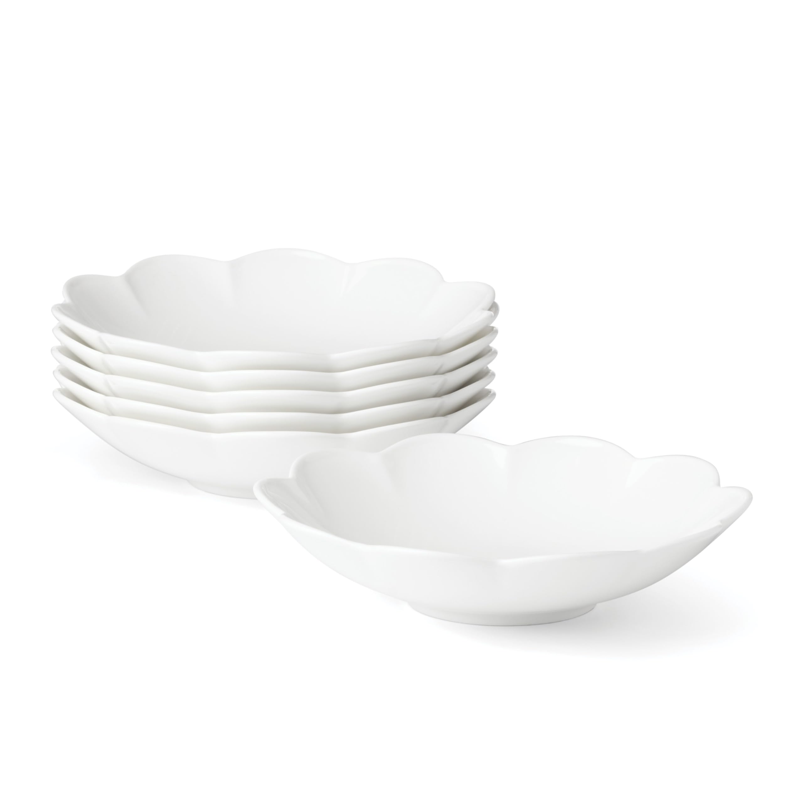 Lenox Studio 1414 Scallop Pasta Bowls Set For 6