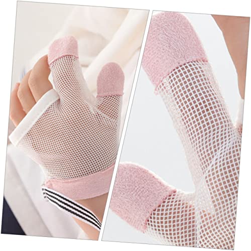 Hand Correction Device for Boys and Girls Stop Thumb Sucking Finger Sucking Newborn Mittens Mesh Design2