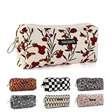 MHwan Federmäppchen, Mäppchen im Retro-Stil, Hochwertiges Mäpchen aus Cord, Leicht, Kann Aufgehängt Werden, Kann Als Stiftemäppchen, Kosmetiktasche, Verwendet Werden