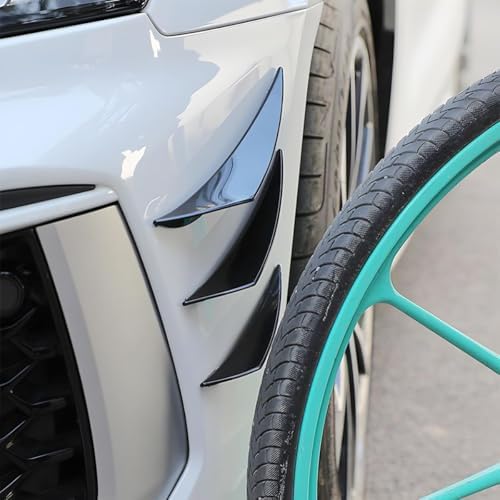 6個の車のスポイラーカナードキット、クライスラー300C 2015-2023に適合、 車のバンパーフィンカナードスプリッターディフュ