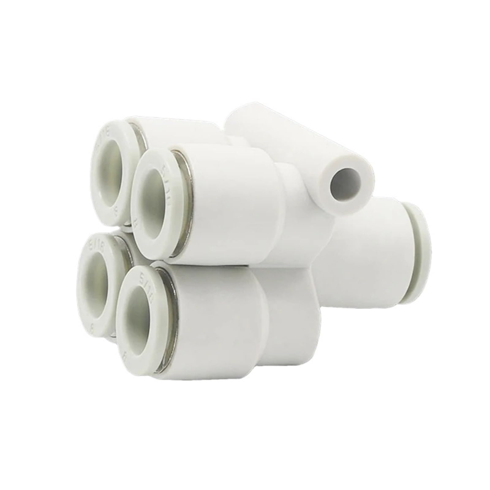 Conector neumático tipo Y de cinco vías PRG6-04 8-06 04, cuatro vueltas, diámetro variable 8-4(PRG12-8)