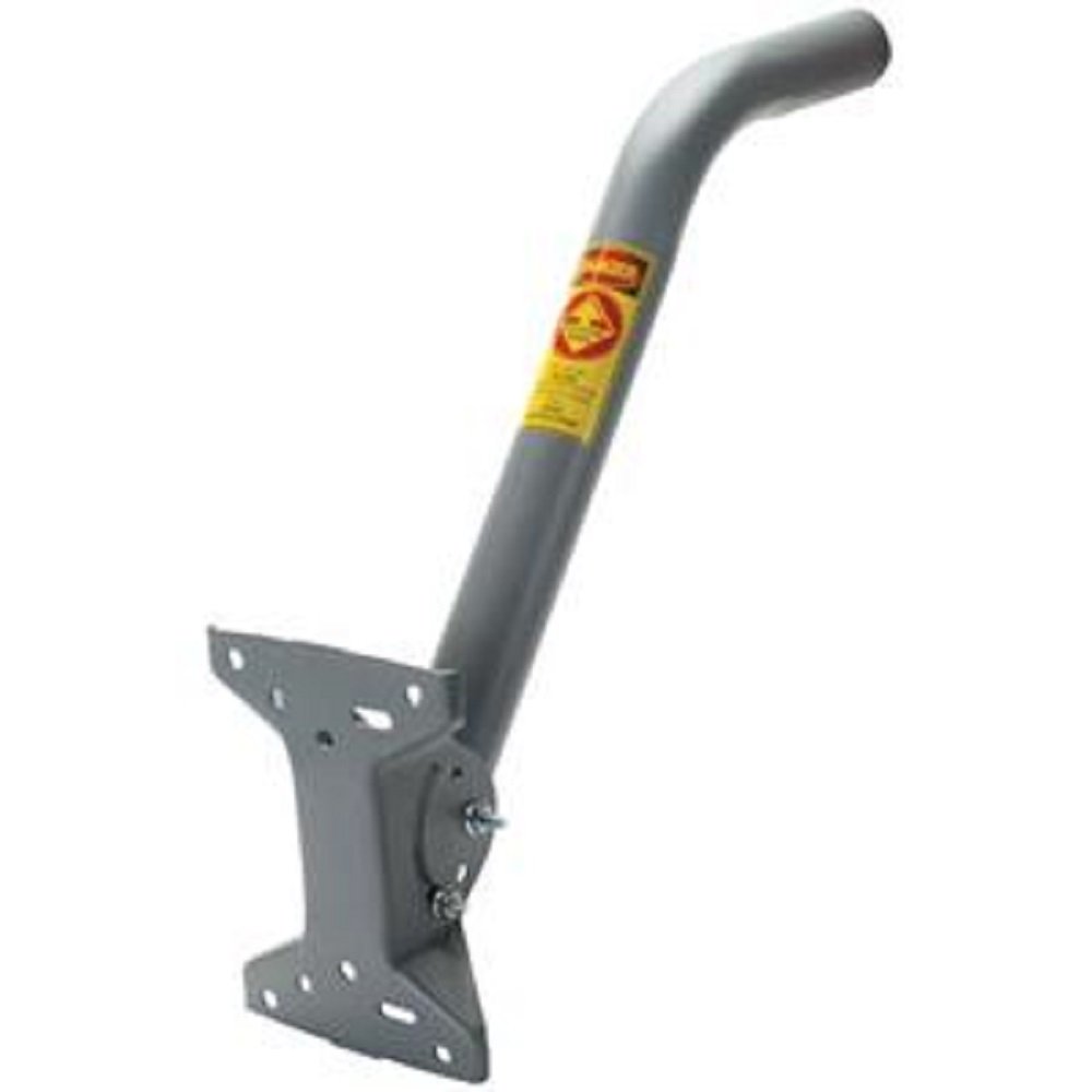 WinegardDS-2000 Universal 22-inch Tower Mount for Off-Air TV Antennas (1.5in Diameter Mount Pipe) - Includes 2 U-Bolts, Fit 1in to 2in Pipe/Towers GRAY