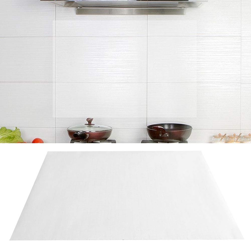 Oil Proof Sticker Transparent Wall Tile Sticker Wall Treatment Supplies Oil Proof Sticker Heat Resistant Protective Sticker for Kitchen 17.7x23.6 Inches