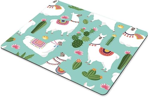 Miniatura 8 de Smooffly Alfombrilla de mouse con cita divertida, diseño de llama, alfombrilla de mouse de goma antideslizante para juegos, alfombrillas de mouse