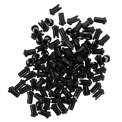 Mikinona Lash Glue Nozzle Pins Glue Bottle Needle Eyelash Extension Glue Tip Glue Anti-blocking Pin Glue Bottle Tips Set 100pcs