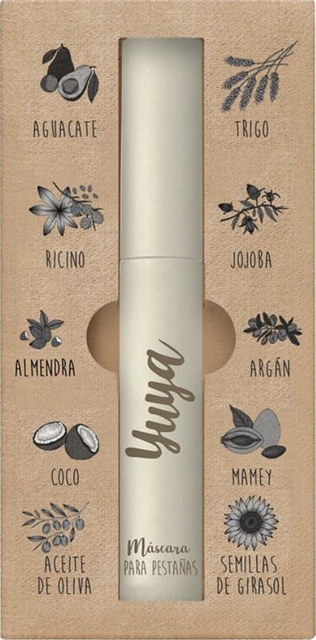 Generic Yuya Lash Mascara 10 natural oils (pack of 2) | Yuya Mascara de pestañas 10 aceites (paquete de 2), Black