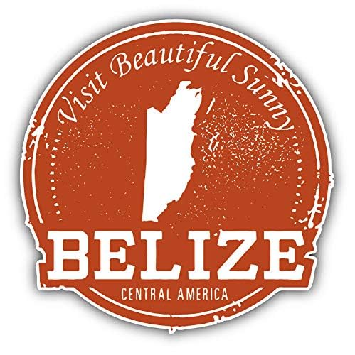 Belize Map Grunge Stamp Round Metal 0.75" Lapel Pin Hat Shirt Pin Tie Tack Pinback3