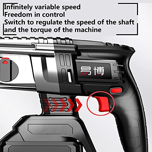 Bohrhammer, 33cm*10cm*23cm, schwarz, 240V, für Heimwerker-DIY-Projekt – Bild 3