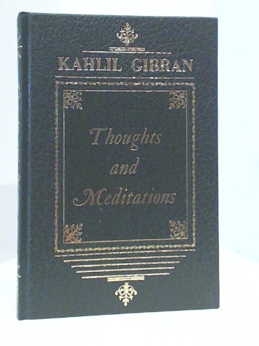 Thoughts and Meditations B0040W2322 Book Cover