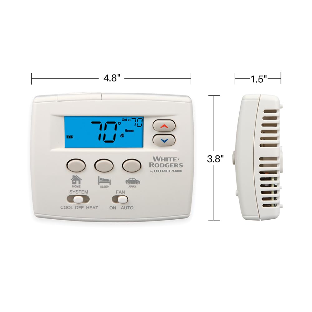 Emerson 1 F86ez-0251 non-programmable termostato