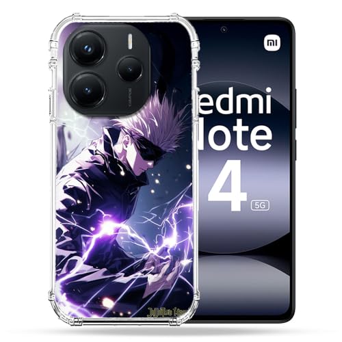 Coque antichoc Xiaomi Redmi Note 14 5G Manga Jujutsu Kaisen Gojo Satoru