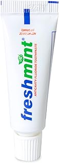 144 Tubes of Freshmint® 0.6 oz. Anticavity Fluoride Toothpaste, Tubes do not Have Individual Boxes for Extra Savings, Travel Size