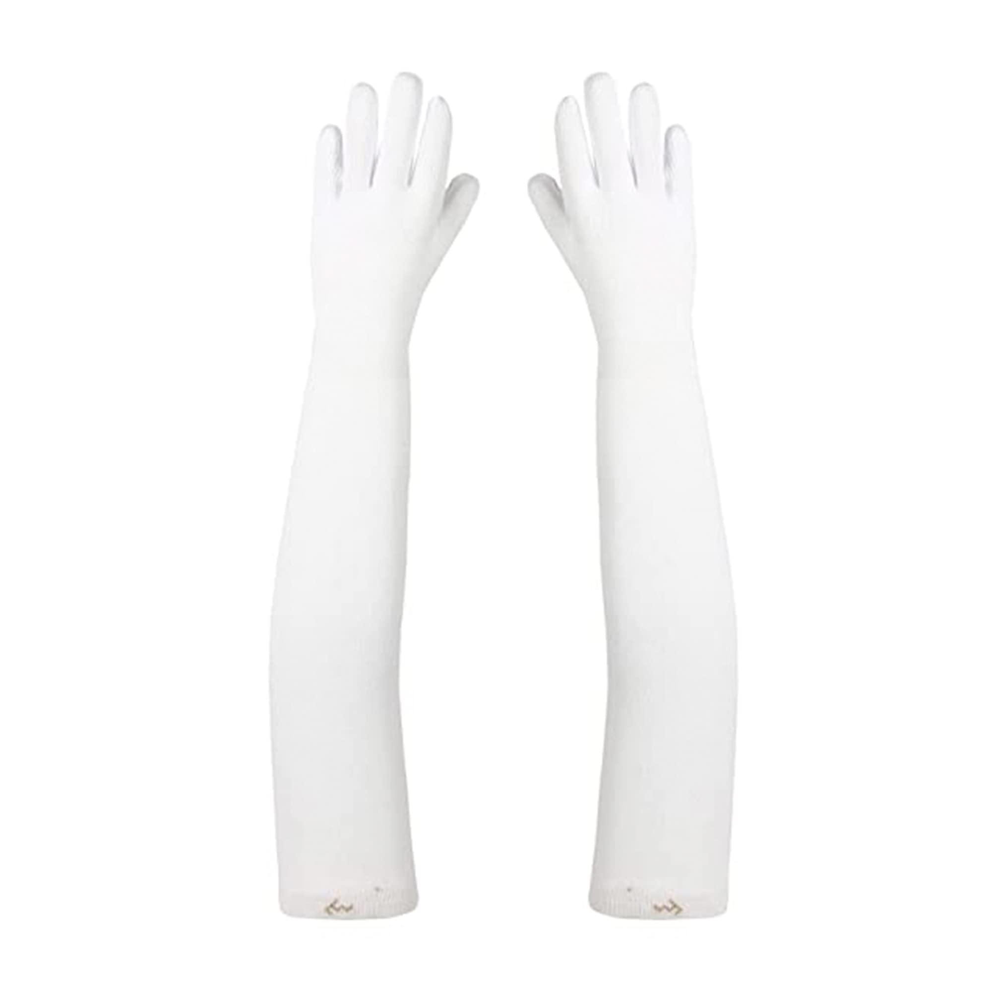 Women’s Summer Sun Protection Hand Gloves (Pack 1) – Cotton Printed Long Sleeves Gloves | Full Hand Gloves for Protection from Sun Burn/Heat/Pollution | Stylish Arm Sleeves