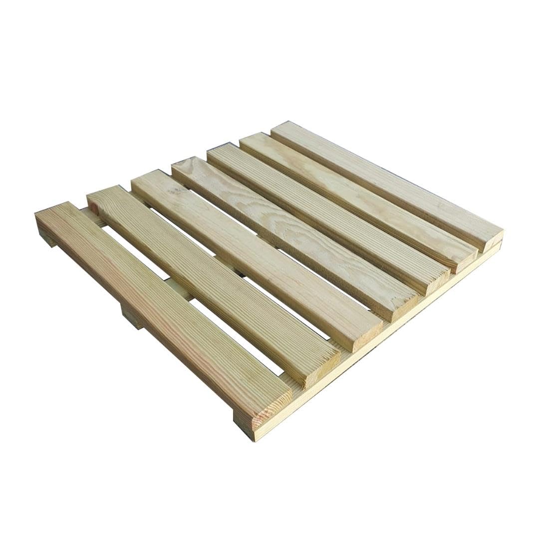 Snowdon Timber Garden Treated Deck Tile (L) 40cm (W) 40cm (T) 35mm 25 Pack