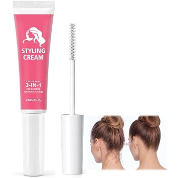 Fly Away Stick for Hair, Hair Mascara for Flyaways, Wax Stick for Hair, Lightweight Anti Frizz Slick Back Hair Styling Wax Stick, Taming Wand Gel for Smoothing Women Girls, Mothers day Gifts