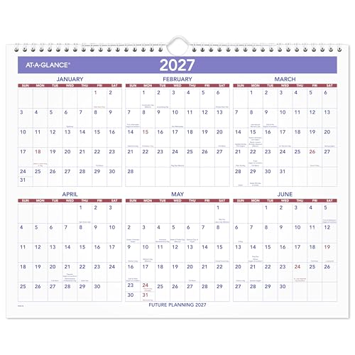 Image of AT-A-GLANCE 2026 Wall Calendar, 15 inch x 12 inch, Medium, Wide (PM82826)