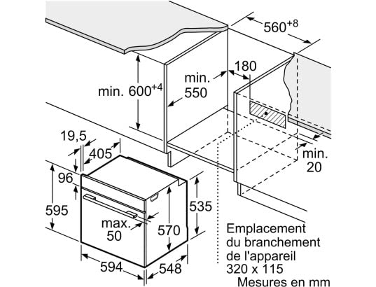 Siemens HR538ABS1 Einbau-Backofen iQ500, Integrierbarer Backofen 60 x 60cm, Schnellaufheizung, coolStart, ecoClean, Dampfunterstützung, cookControl 30, Schwarz – Bild 7