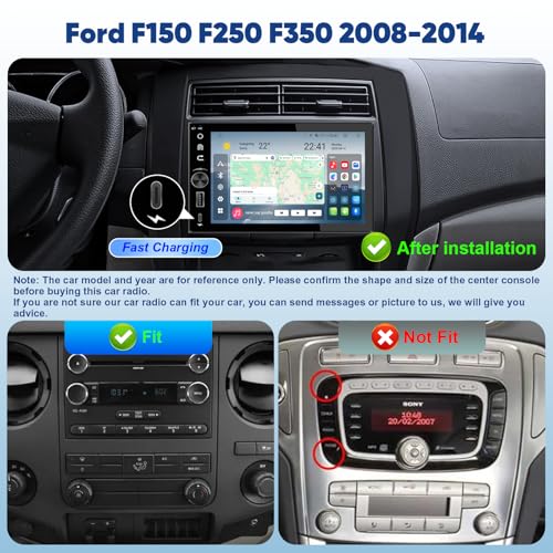 Radio Auto 7" HD Pantalla Táctil para Ford F150 F250 F350 miniatura 2