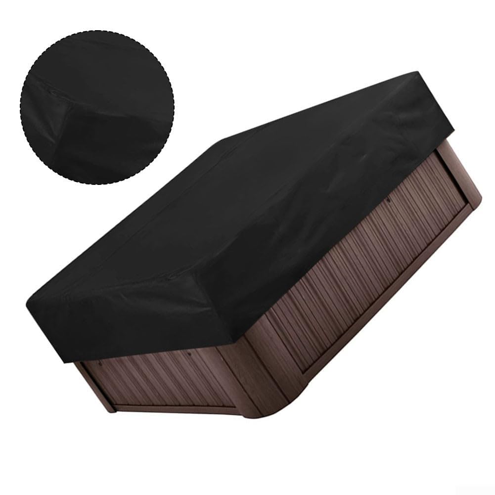 Housse de protection contre les intempéries pour jacuzzi - Résistante aux intempéries - 210 x 210 x 30 cm