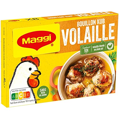 Bouillon Volaille MAGGI 80G pour relever les plats fades sans sel