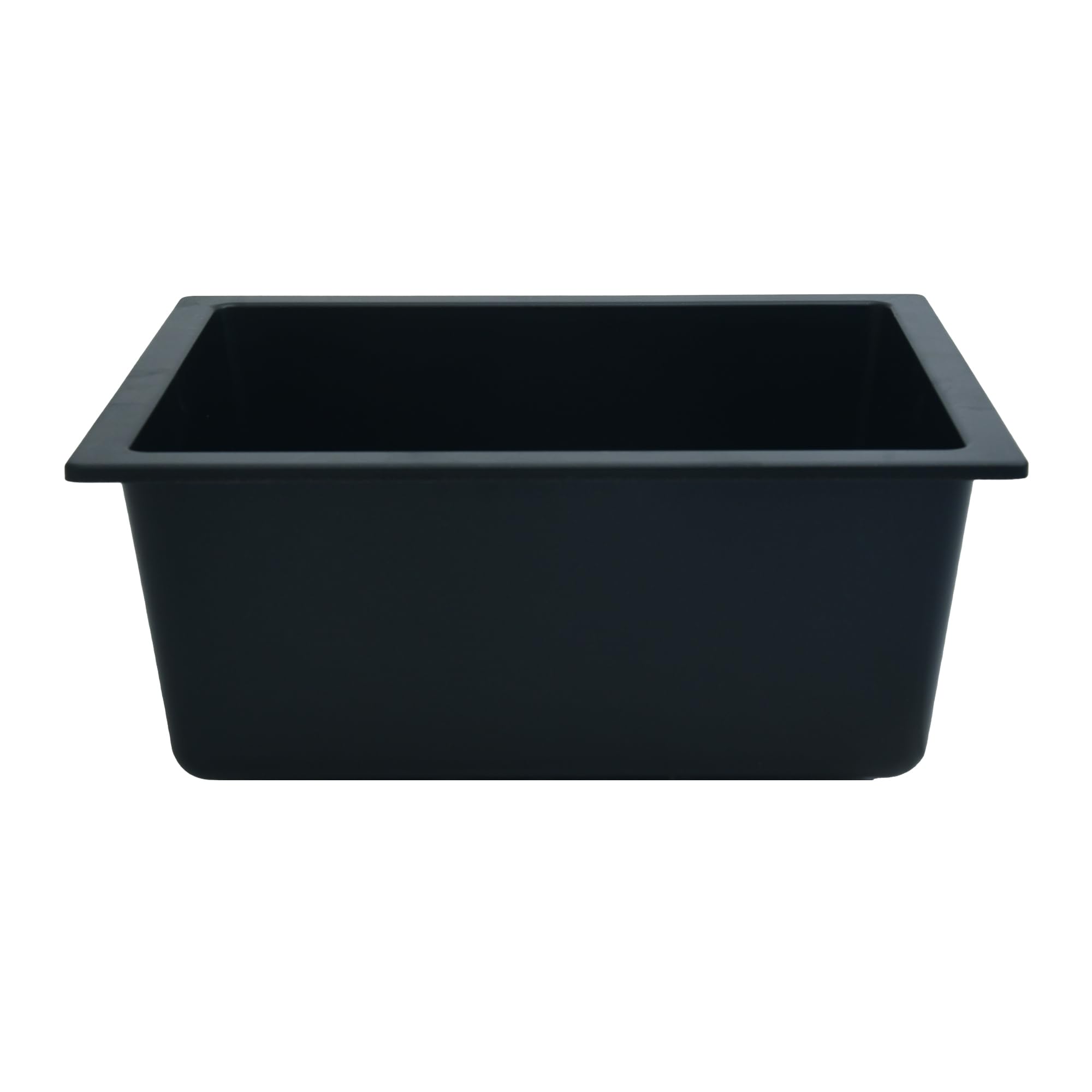 REMOTION Granite Sink with Drain Board - Matte Black -7 REMOTION Granite Sink with Drain Board - Matte Black -7