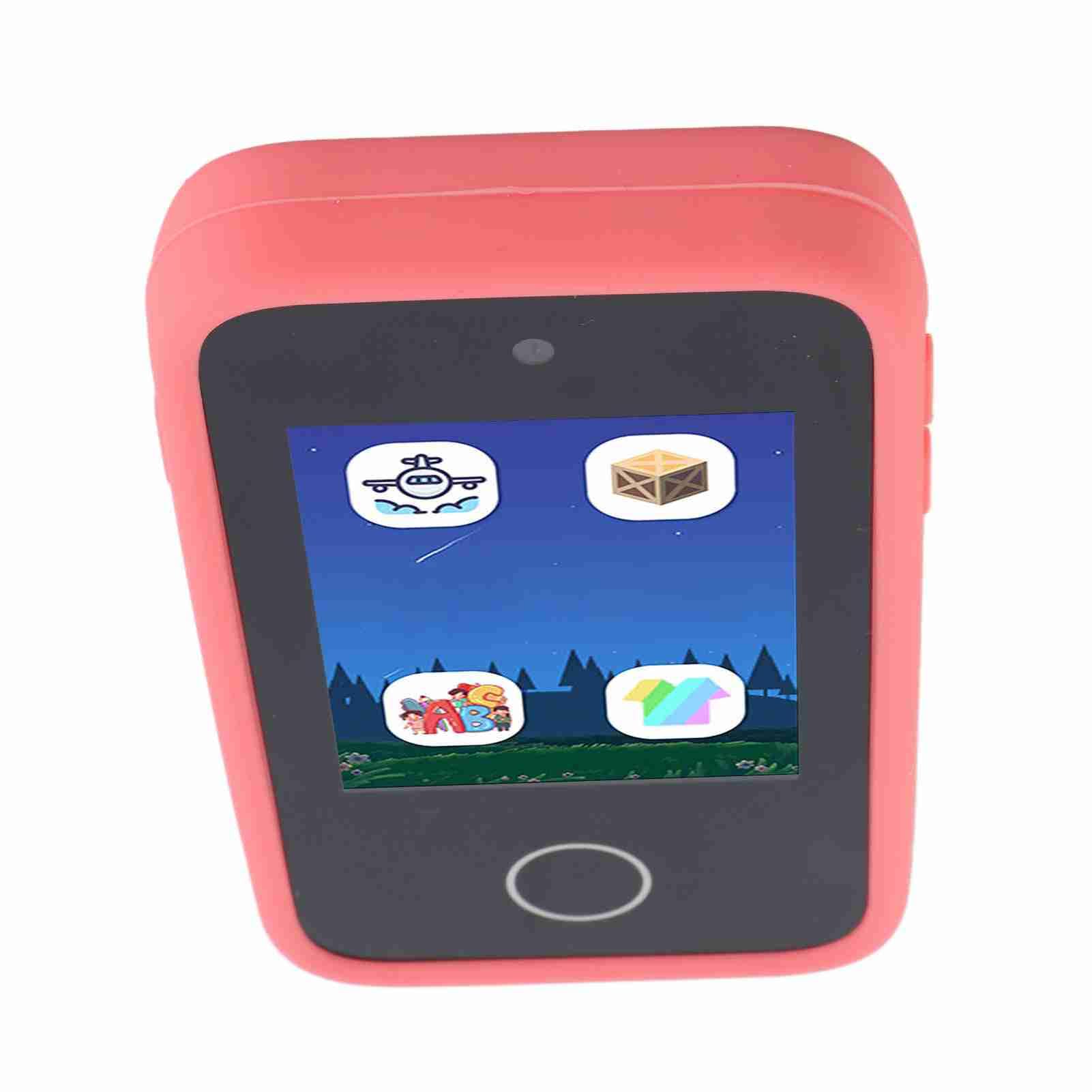 Slimme Telefoon voor Kinderen, 2,8 Inch IPS Touchscreen Peuter Dubbele Camera 48 MP 1080P MP3-speler, voor Entertainment, Leerspelfuncties, Reizen Essentieel