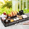   Smores-Station-Box-24-x-12-x-3-inch-Large-Outdoor-Smores-Caddy-Bar-Holder-with-Handles-Farmhouse-Wooden-Smore-Tray-Kit-Serving-Container-Organizer-Storage-for-Kitchen-Camping-BBQ-Party