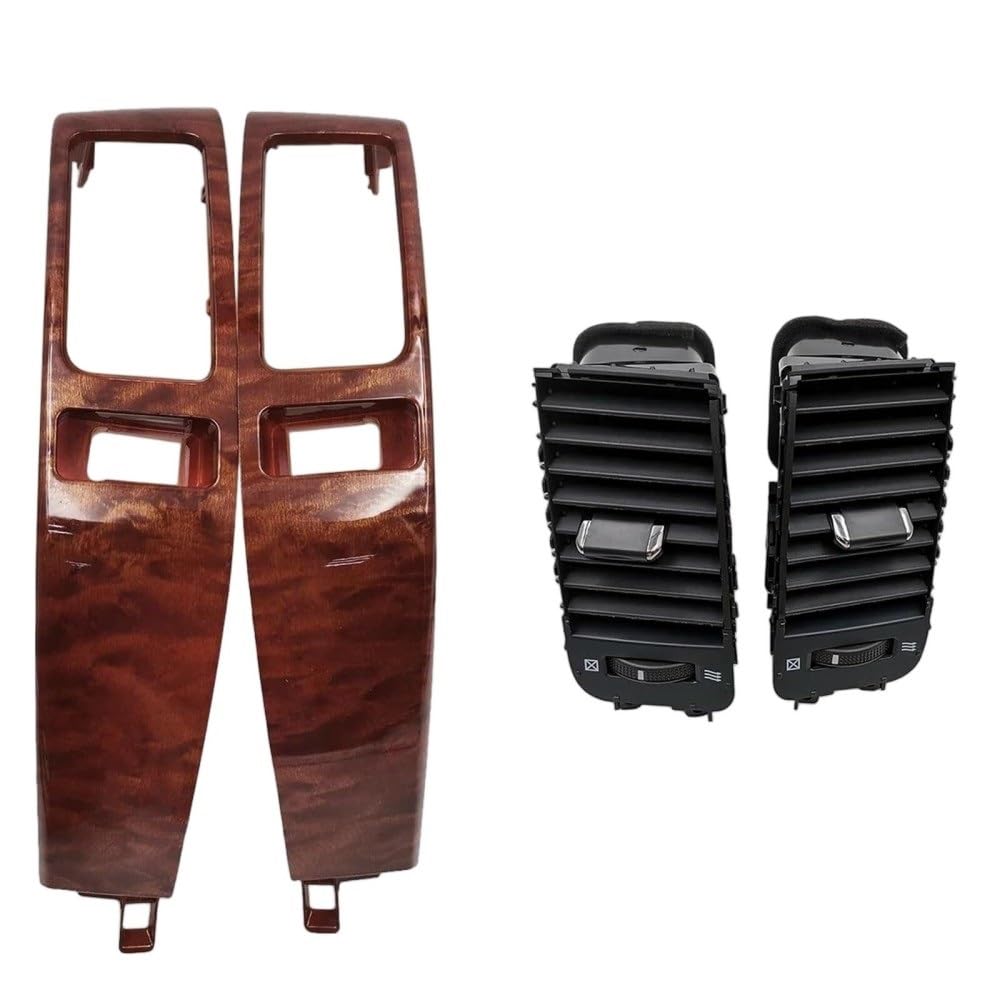 Spgsgmgtxt Wood B Set For Toyota For Land For Cruiser For Prado 120 Fj120 2003-2009 A/C Air Conditioner Outlet Frame Car Air Vent
