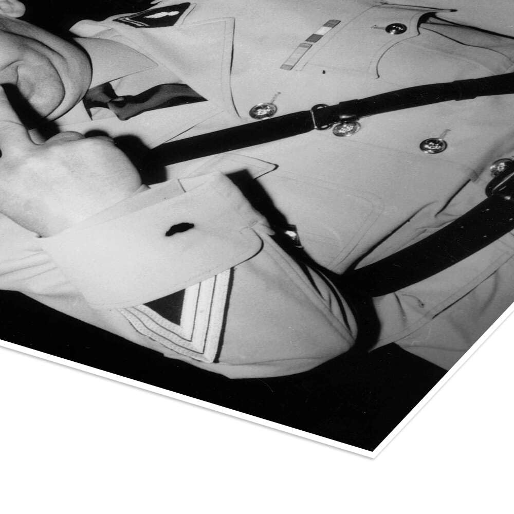 Posterlounge Louis de Funes, 1971 Poster | 80 x 120 cm Nero e Bianco Quadri Decorazione per pareti