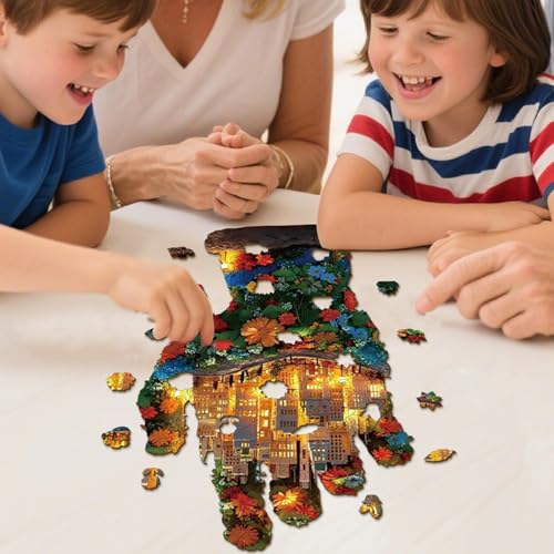 Juegos de ingenio de madera adultos para entretenimiento en apartamento salon y hogar 3