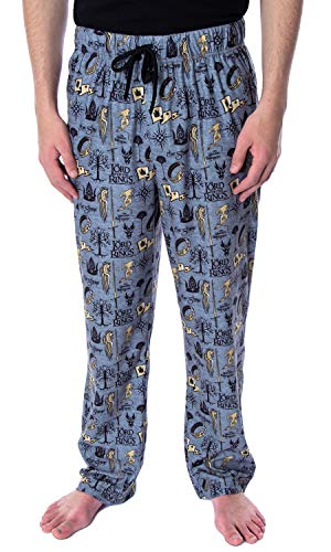 Lord of The Rings Men´s Allover Pattern Adult Sleepwear Lounge