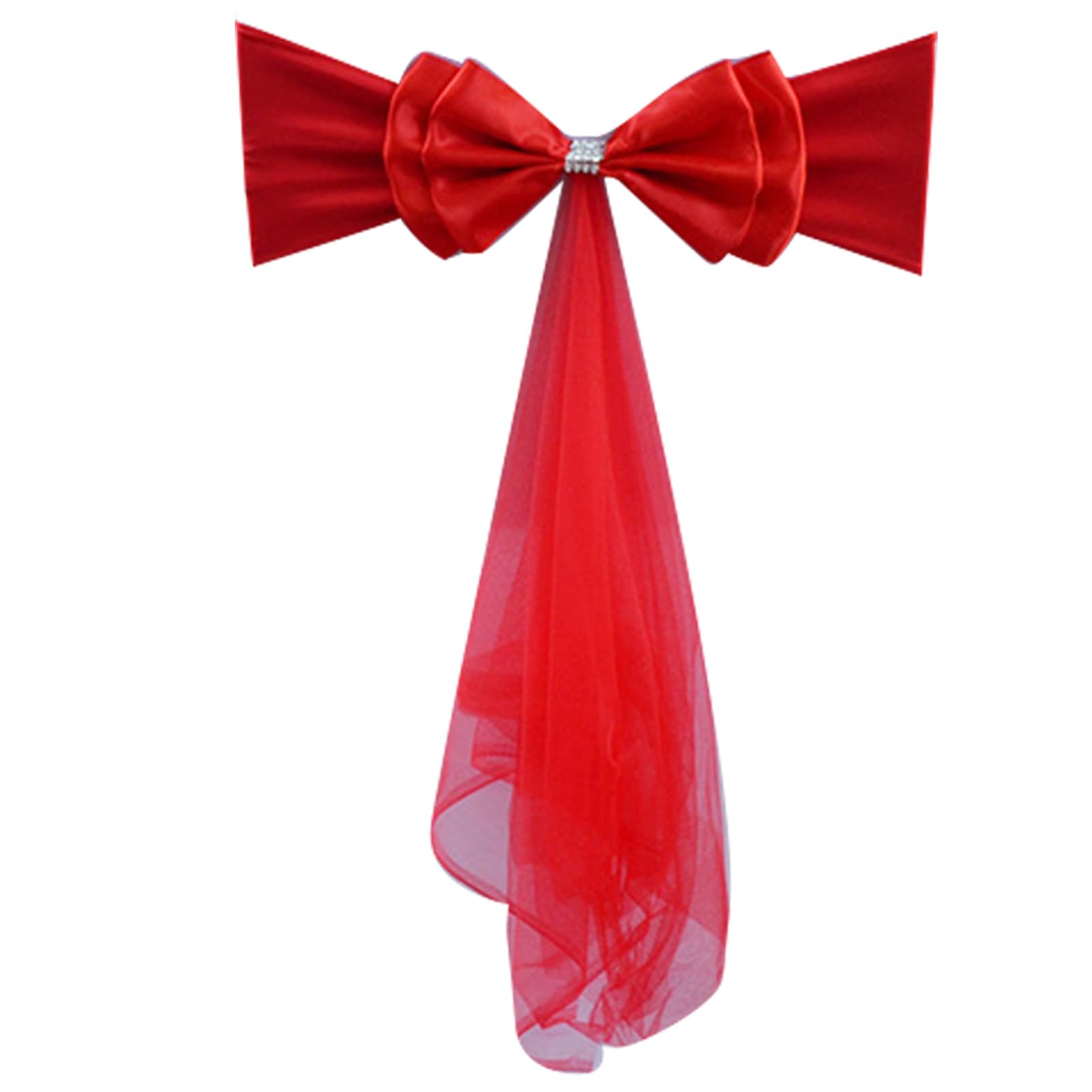 Elnwnnkc Satins Chair Accent Chair Sashes for Wedding and Event Decoration for Creating Romantics Atmospheres Elastic Ties