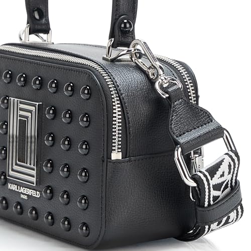 Image of KARL LAGERFELD Women's Simone Studded Camera Crossbody