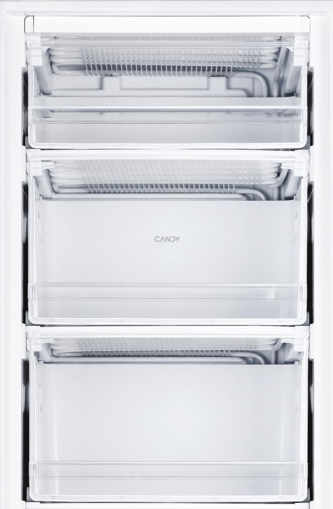 Candy CUS518EW - Congelatore verticale, 204 litri, congelamento 9,5 kg/24h, Classe energetica E