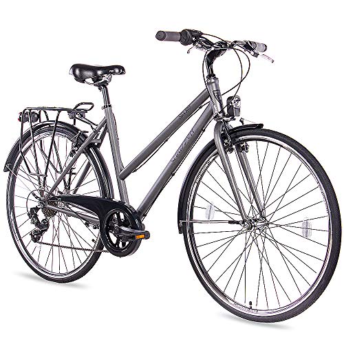 Chrisson City One Trekkingrad 28 Zoll Urban Bike Trekking Fahrrad 155 - 175 cm Trekkingbike mit 7 Gängen StVZO