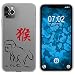 Produktbild PhoneNatic Case kompatibel mit Apple iPhone 11 Pro Silikon-Hülle Tierkreis Chinesisch M9