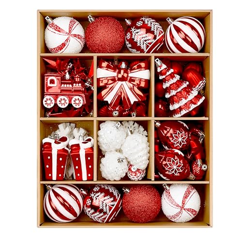 Alupssuc 82CT personalisiertes Weihnachtskugeln Weihnachtsdeko...