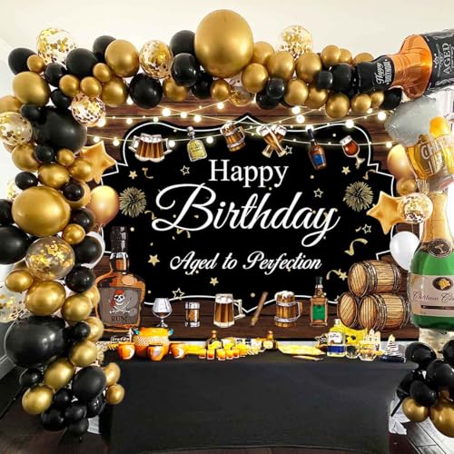 Decoración para fiesta de cumpleaños con fondo de cerveza 7x5ft miniatura 2