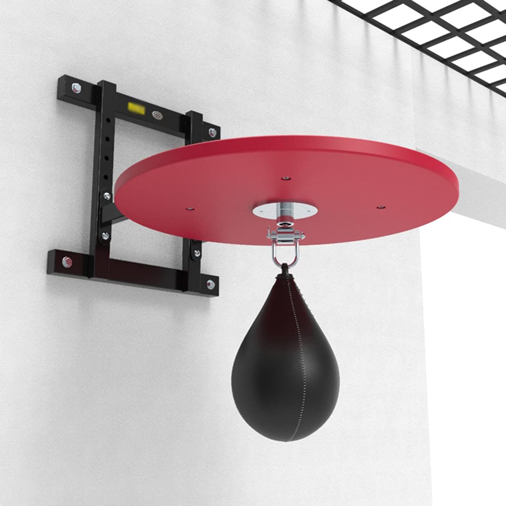 Robuste Speedbag-Plattform mit Speedball, höhenverstellbar, Reflexbag-Plattform,g-Plattform mit Speedball, höhenverstellbar, Reflexbag-Plattform, Birnenball-Halterung für Fitness-Boxtraining