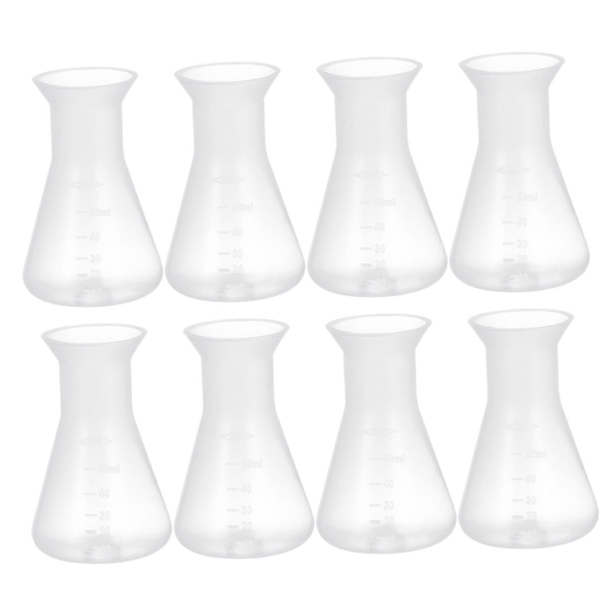 Gatuida 32piezas Frascos De Laboratorio De Erlenmeyer De Escala Frascos Cónicos Para Experimentos Científicos Diseño De Cuello Estrecho Para Usos Versátiles Entornos De Laboratorio
