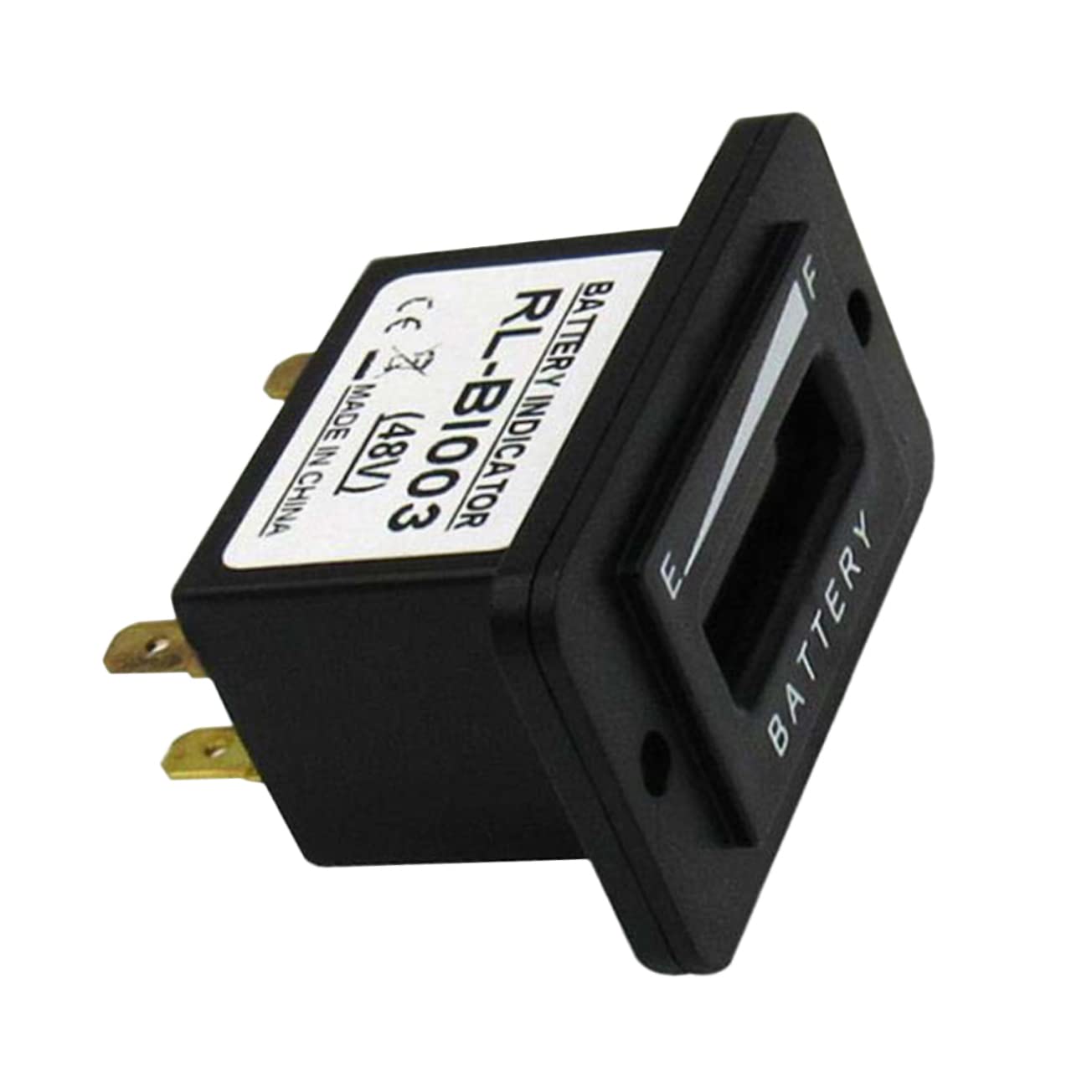 Outanaya 1Pc LED Voltage Indicator Battery Capacity Tester for Golf Cart Durable and Materials LED Display for Accurate Battery Level Monitoring