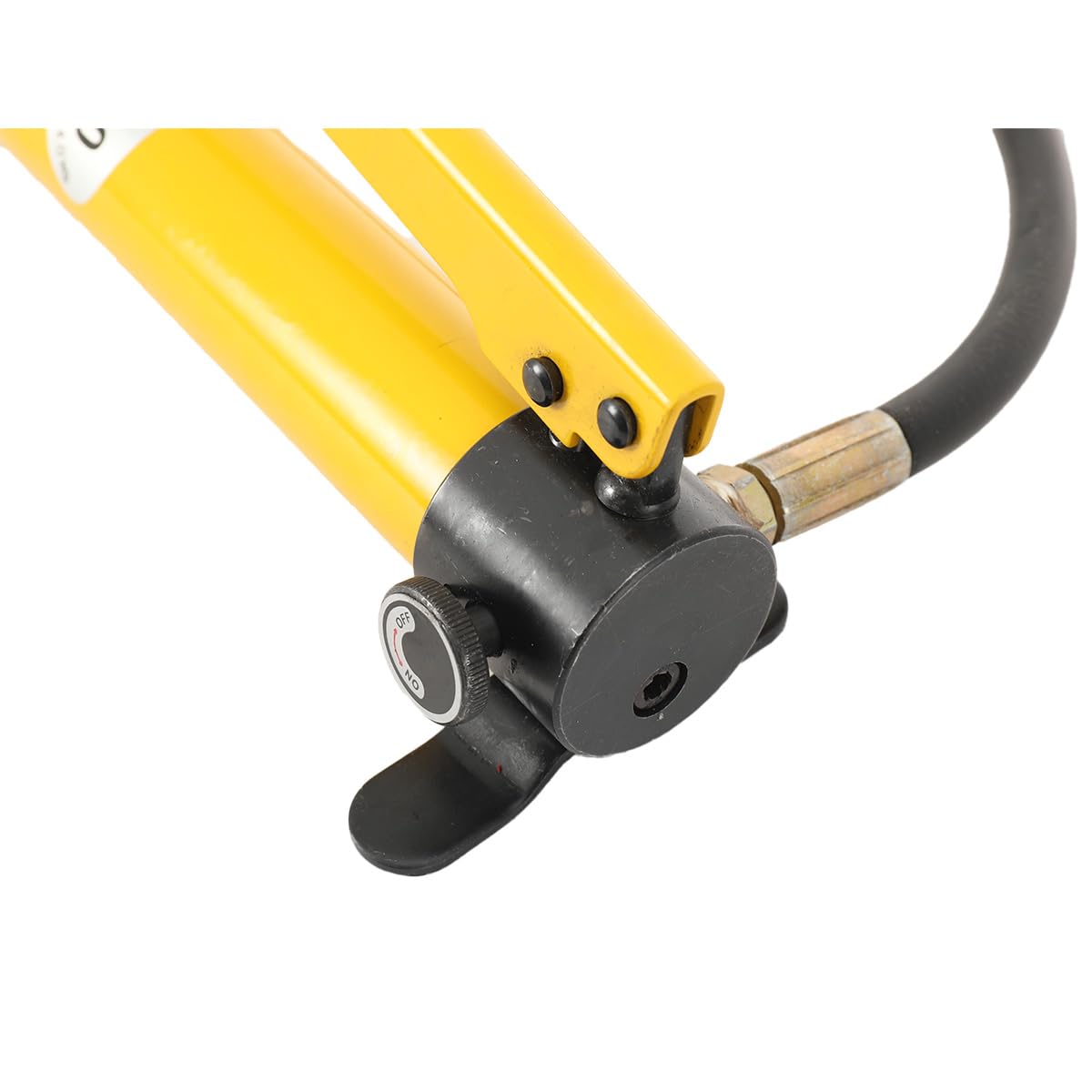 Hydraulikzylinder 10T, mit Handpumpe CP-180, 10mm Hub, FPY-10T Flachzylinder, 350cc Öltank, 60 MPa maximaler Druck, Manuelles Hydraulikheber Kit für Maschinenbau, Brücken und Werkstatt