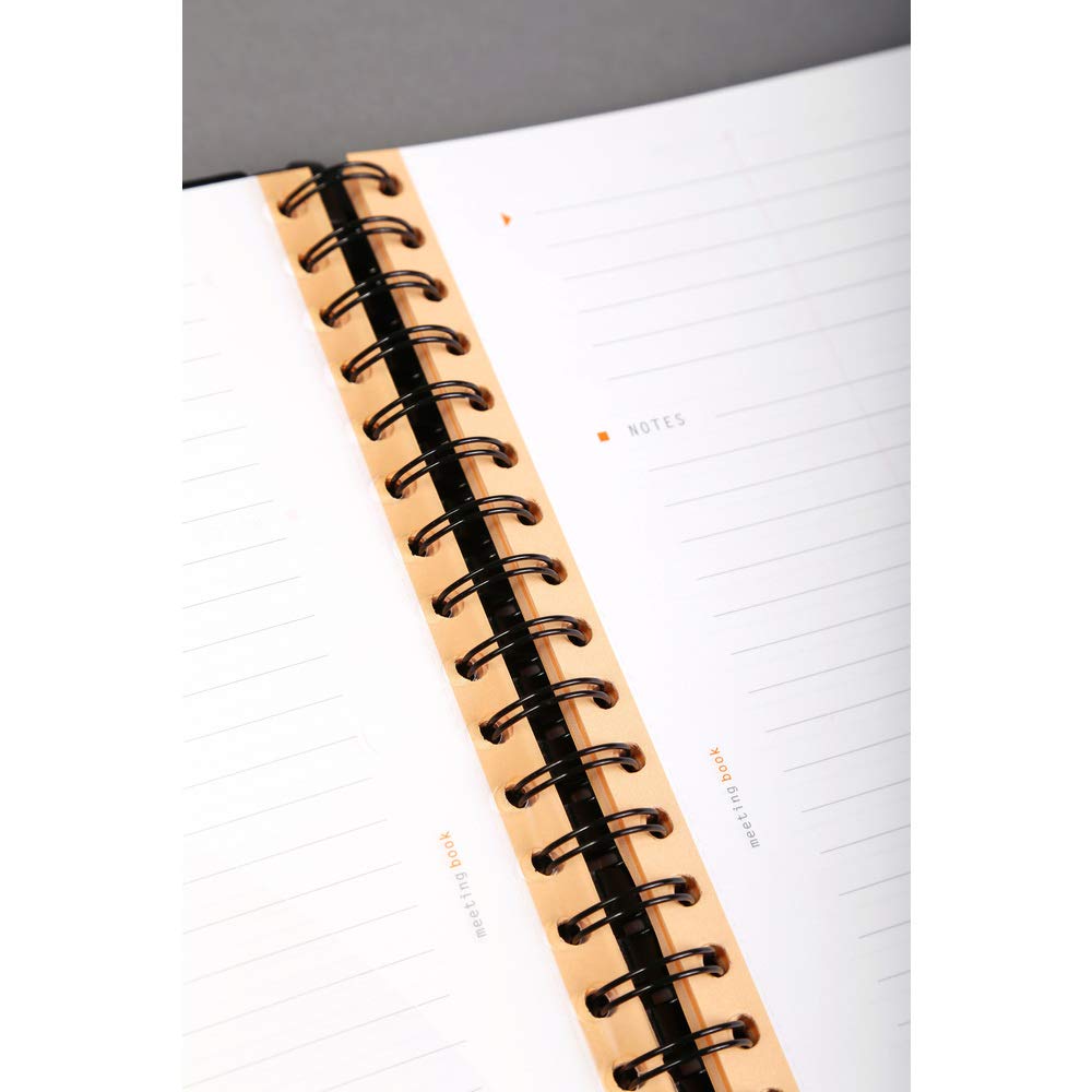 Bloc Orange RHODIA A4 160 Pages Perforées 80g Seyès : Chez